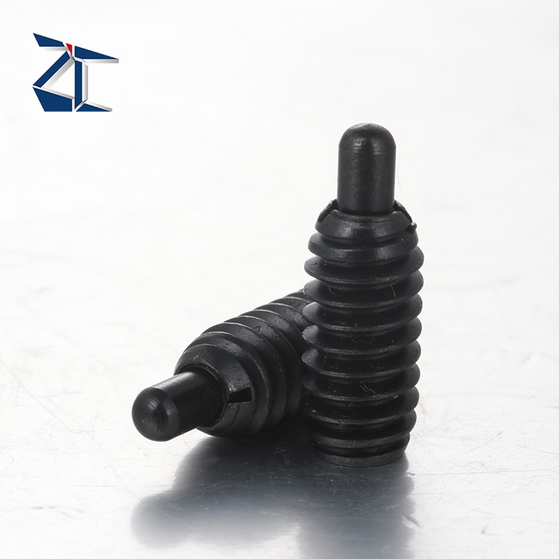 ลูกดันสปริงพร้อมพินและการวัดนิ้วหกเหลี่ยม