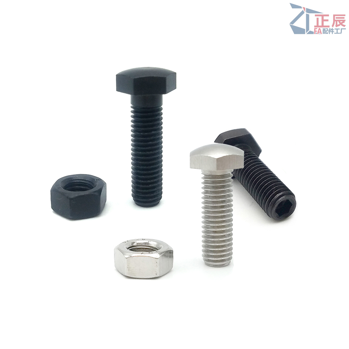 สลักเกลียวกำหนดตำแหน่ง หัวหกเหลี่ยมกลม STCB STBB SSTCB