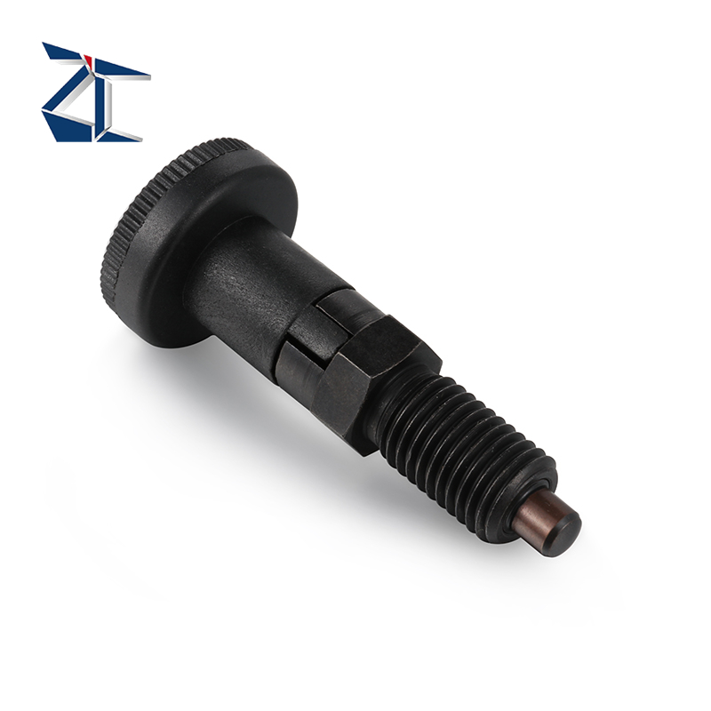 หมุดกำหนดตำแหน่งแบบสปริงโหลด เกลียวละเอียด ชนิดคืน PXAS