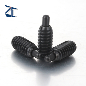 ลูกดันสปริงพร้อมพินและการวัดนิ้วหกเหลี่ยม