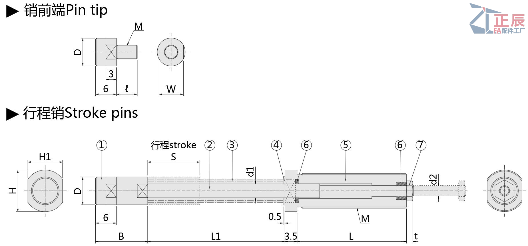 SPPL Spring Plunger หมุดนำสปริงโหลด 