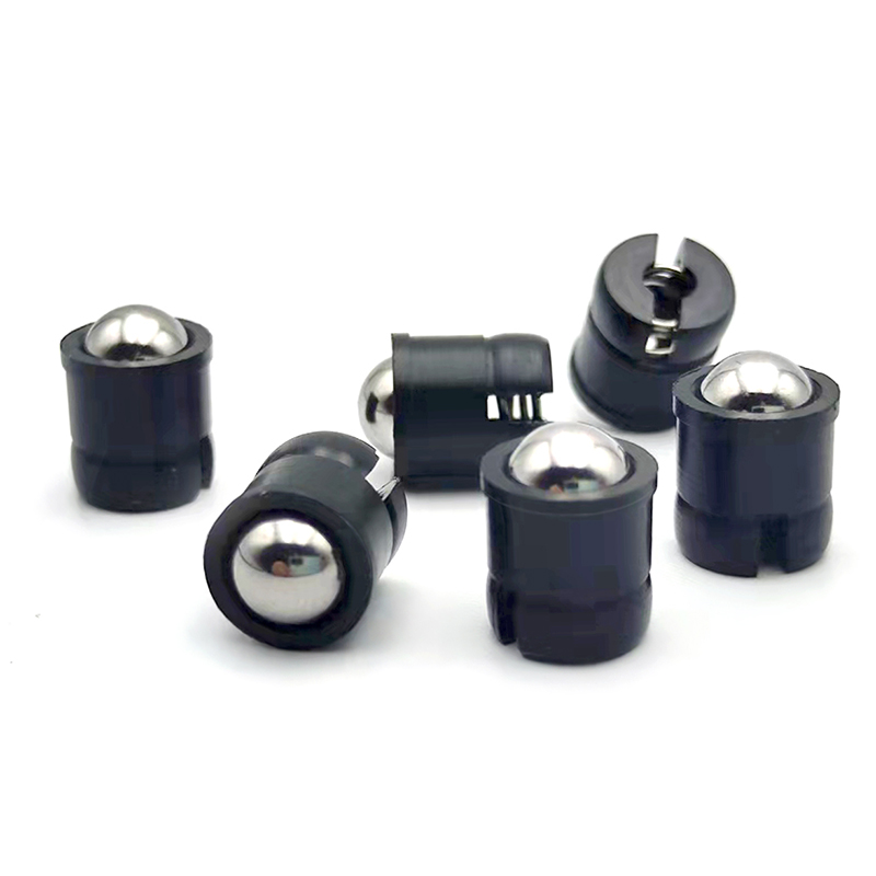 Press Fit Spring Plungers เรียบลื่นด้วยปลอกและลูกยึดในตัว