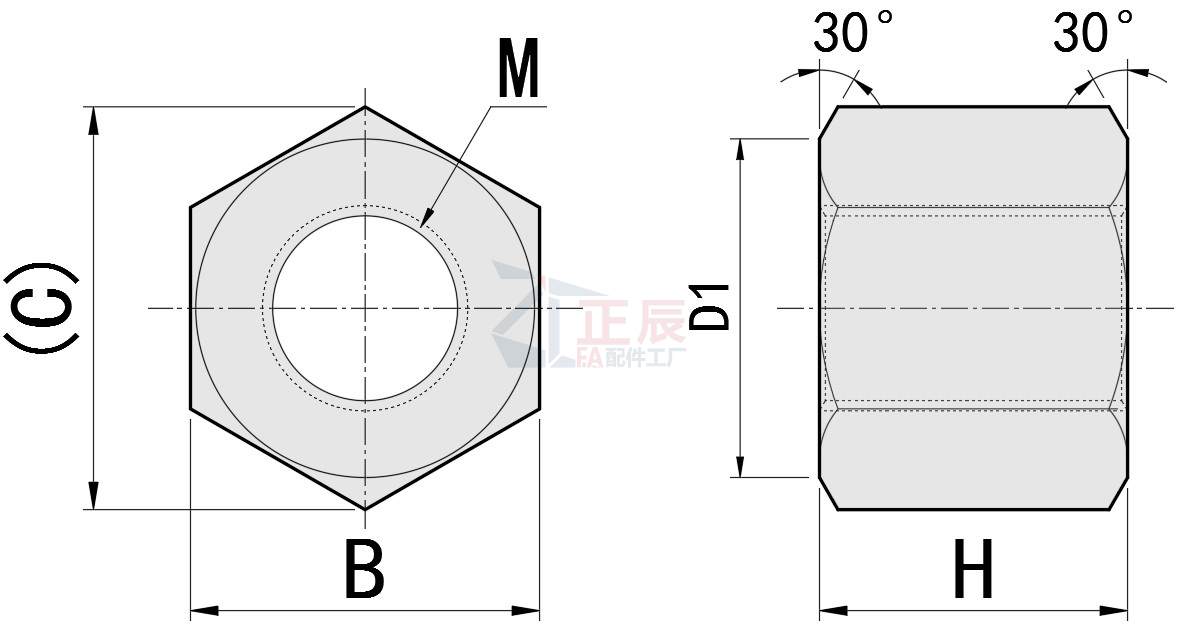 น็อตตัวสูง NT SNT